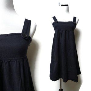 Old Navy black pinafore dress